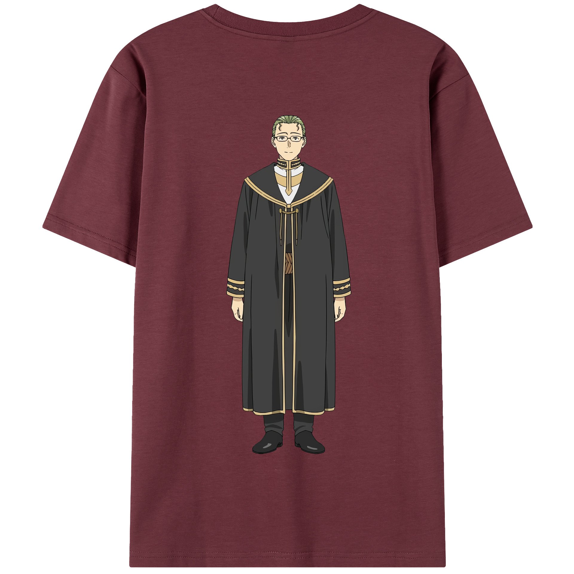 （画像用） 葬送のフリーレン Frieren 綿100％半袖Tシャツ（背面プリント）